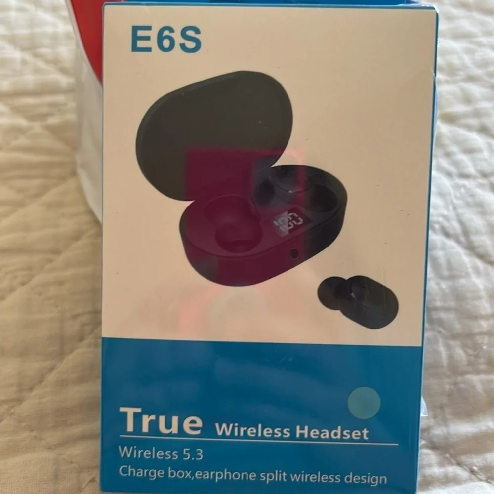 E6S True Wireless Headset - BABY BLUE - SEALED BOX